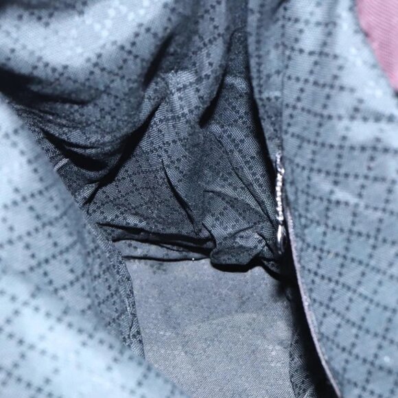 GUCCI Bamboo Hand Bag Nylon Brown Silver 002 2854 0412 5 Auth bs20650 - Picture 12 of 16